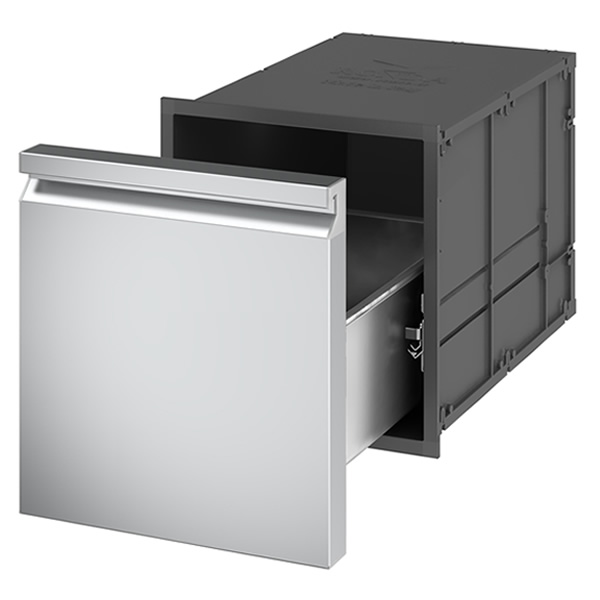 Ronda Insulated Single Drawer Woodlanddirect Com Grilling