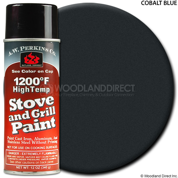 1200º Cobalt Blue Stove Paint 12 Oz Spray On Woodlanddirect Com 1200º Cobalt Blue Stove Paint 12 Oz Spray On Woodlanddirect Com Wood Accessories A W Perkins