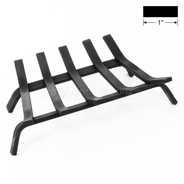 20" ZC Lifetime Fireplace Grate 1" Steel