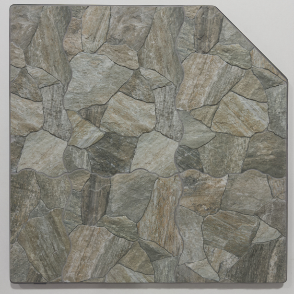 Corner Stone 「VERY」 Heritage Corner Hearth Pad - Great Lakes Stone | Woodland Direct