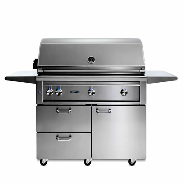 4台セット Lynx minister FUJICA GE Taron MX Lynx Professional Cart-Mount Gas Grill - 42