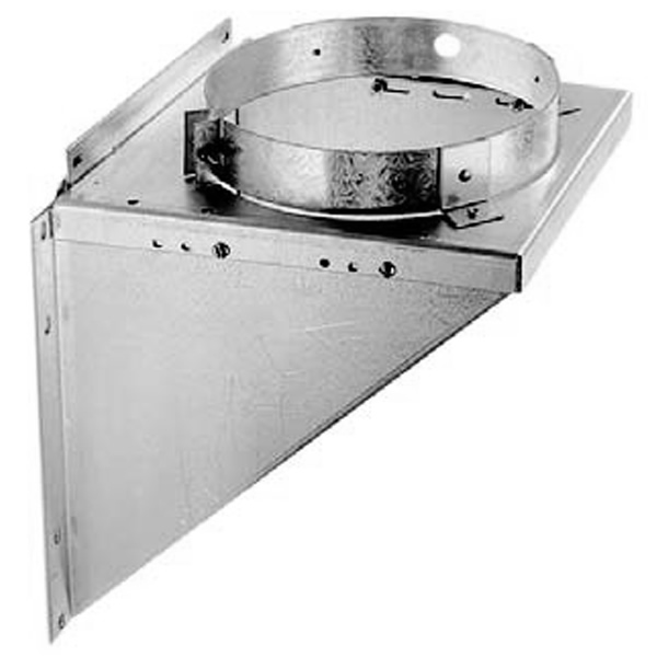 5" DuraTech Galvalume Adjustable Tee Support Bracket WoodlandDirect