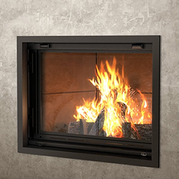 Valcourt Antoinette Wood Fireplace with Guillotine Door | Woodland Direct
