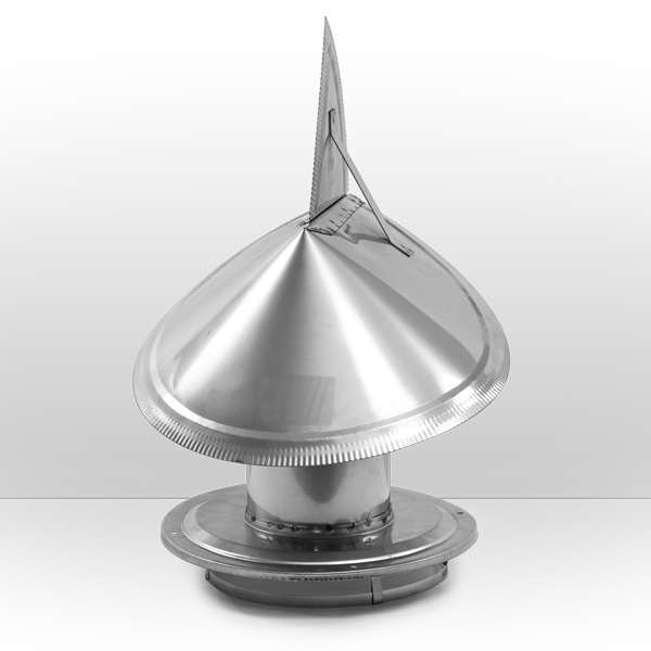 8" Champion 316L Stainless Steel Wind Directional Rain Cap