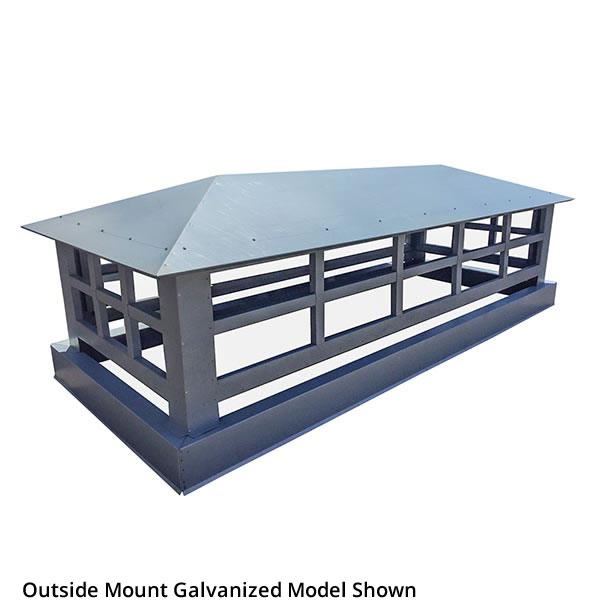 Artisan Wright Chimney Shroud Stainless Steel Woodland Direct