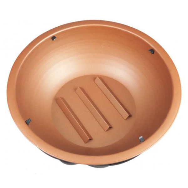 Barzelonia Round Copper Wood Burning Fire Pit Woodlanddirect Com