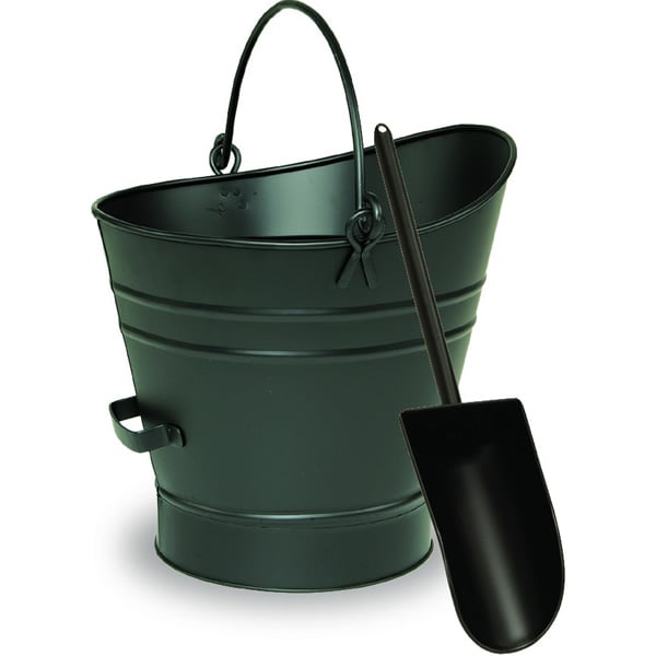 Rectangular Coal Hod Coal Hod with Scoop | Woodland Direct