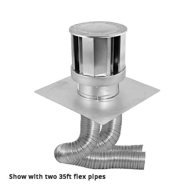 DuraVent Co Linear Kit - 4ft Intake | Woodland Direct