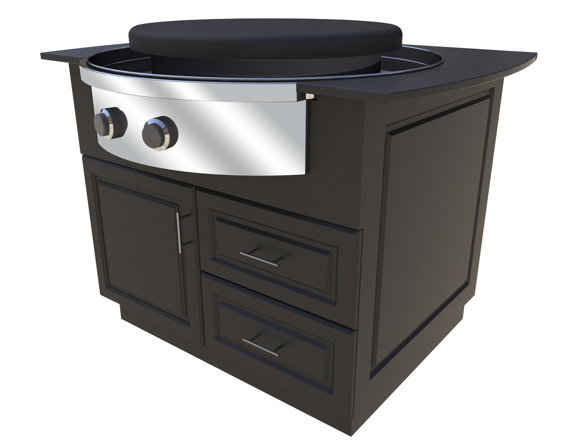 Evo Affinity 30G CartMount Grill Evo Grills