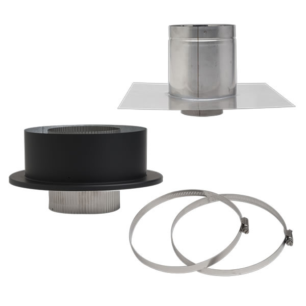 Galvalume Masonry Chimney Conversion Kit - 4