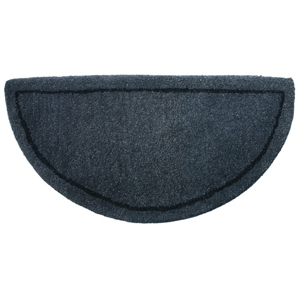 Gray Hand Tufted Wool Rug 44" x 22" Rugs, Uniflame