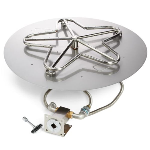 HPC Match Lit PENTA Fire Pit Insert 24" Woodland Direct