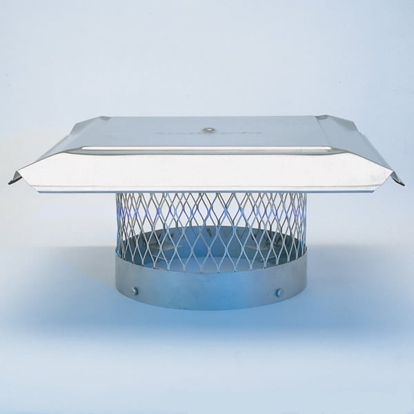HomeSaver Pro Stainless Steel Round Chimney Cap Copperfield