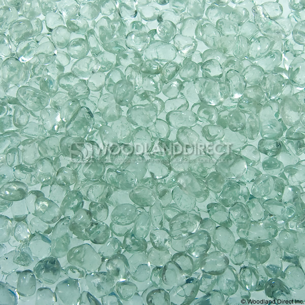Krystal Fire - Smooth Fire Glass - 1/4" Ice