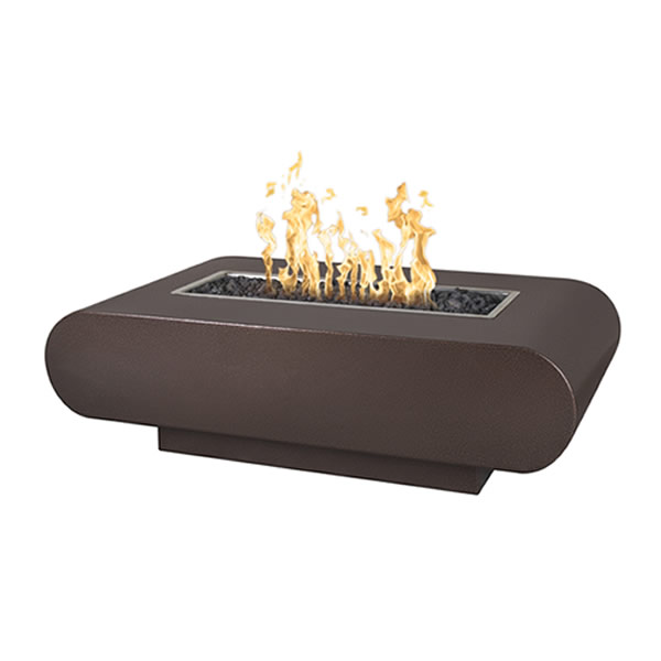 La Jolla Powder Coat Steel Fire Pit Woodland Direct