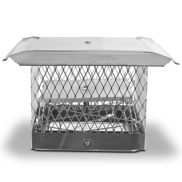 Home RCK Sales Fireplace Cast Iron Chimney Damper Chains Both Open and