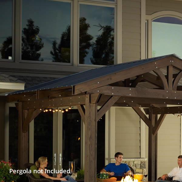 Lodge II Metal Roof WoodlandDirect.com: Pergolas, The Outdoor Lodge II Metal Roof | WoodlandDirect.com: Pergolas, The Outdoor GreatRoom - Lodge II Metal Roof WoodlandDirect.com: Pergolas, The Outdoor