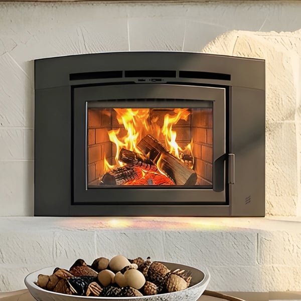 Supreme Lumis Linear Wood Burning Fireplace Insert - 22