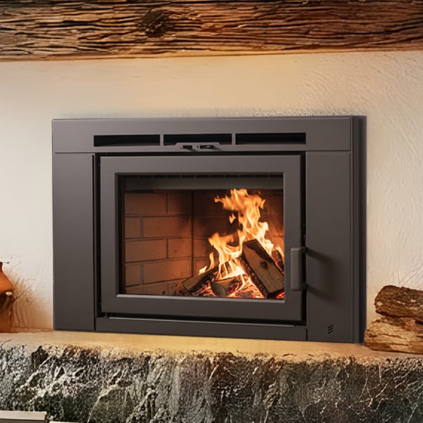 Supreme Lumis Linear Wood Burning Fireplace Insert - 22