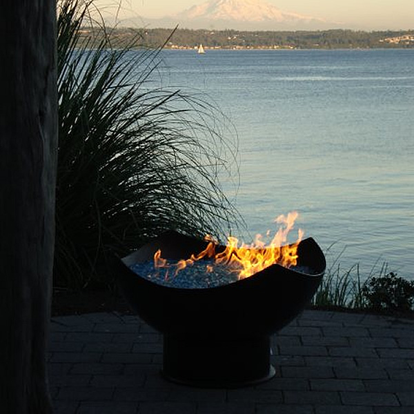 Manta Ray Gas Fire Pit Fire Pit Art Woodlanddirect Com