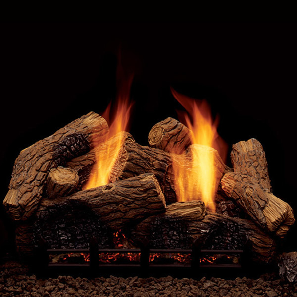 Monessen Berkley Oak Refractory Ventless Gas Log Set Woodland Direct