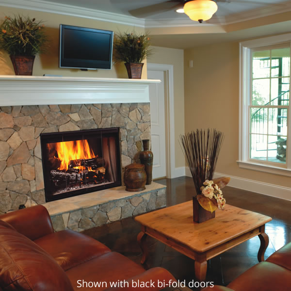 Majestic Designer See Through Wood Burning Fireplace Majestic Designer See Through Wood Burning Fireplace Woodlanddirect