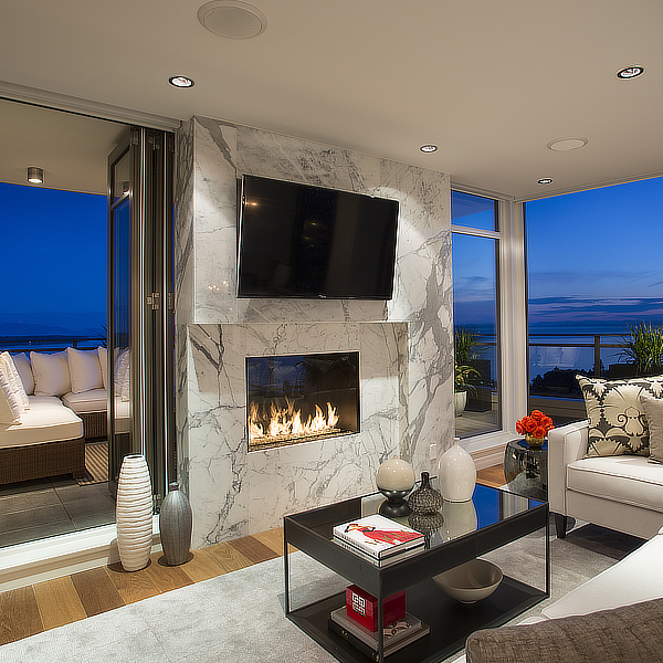 Montigo Exemplar Indoor/Outdoor R324STIO DV Gas Fireplace | Woodland Direct