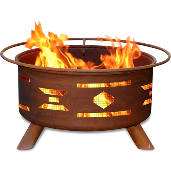 Mosaic Santa Fe Fire Pit Woodlanddirect Com Outdoor Fireplaces Mosaic Santa Fe Fire Pit Woodlanddirect Com Outdoor Fireplaces Pits Wood Patina S