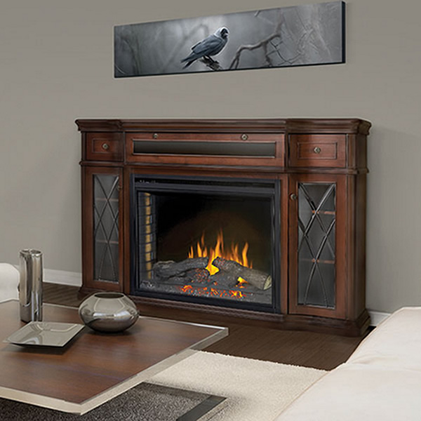 Napoleon 33" Ascent Electric Fireplace with Colbert Mantel