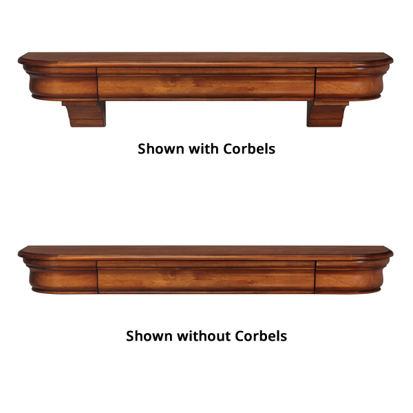 Pearl Abingdon Um Oak Fireplace Mantel Shelf Mantels Alt B
