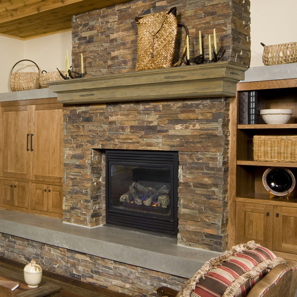Pearl Celeste Dune Fireplace Mantel Shelf Mantels