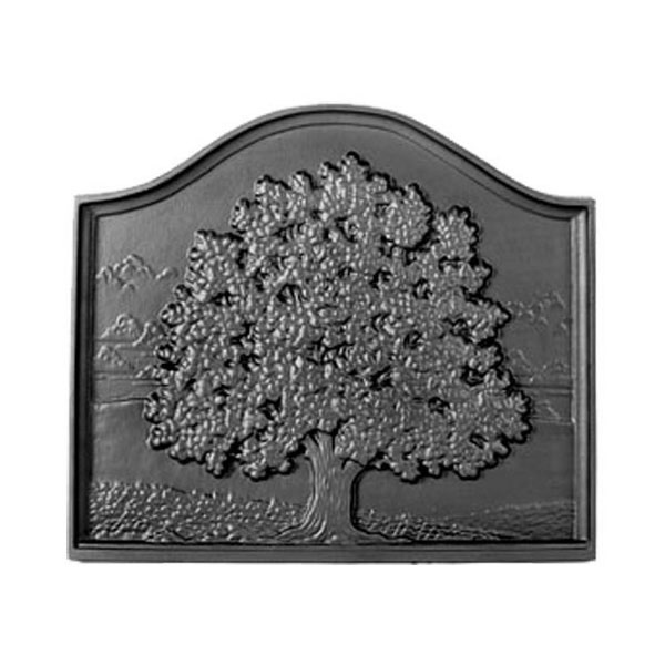 Pennsylvania Firebacks Small Oak Cast Iron Fireback Woodland Direct