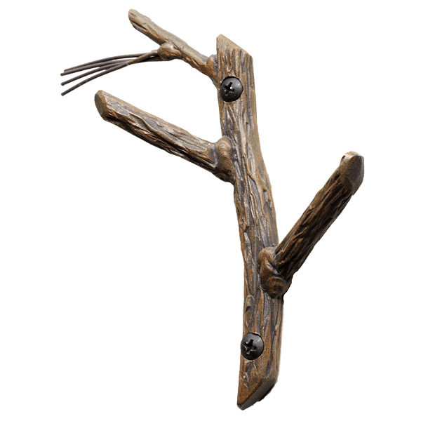 Pine Hook Double Fireplace Tools, Stone County