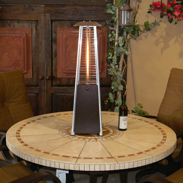 Sunmaster Bonfire Tabletop Glass Propane Patio Heater Bronze Sunmaster Bonfire Tabletop Glass Propane Patio Heater Bronze Woodlanddirect Com Heaters