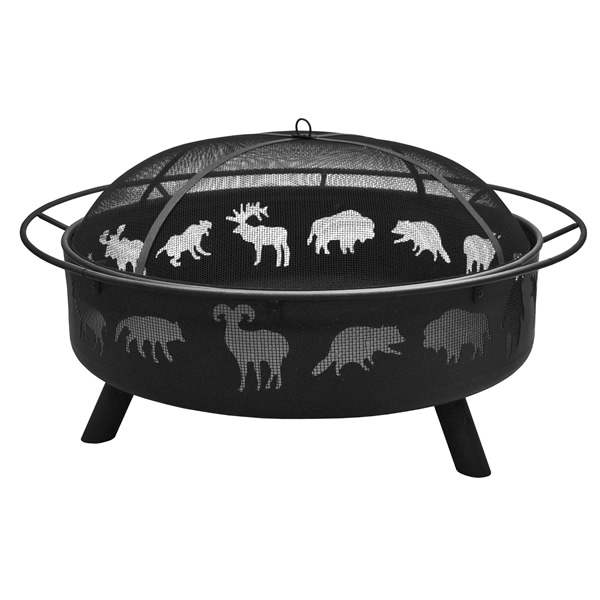 Super Sky Wildlife Fire Pit Woodlanddirect Com Outdoor Fireplaces Aiv Version Item 2100064 Super Sky Wildlife Fire Pit