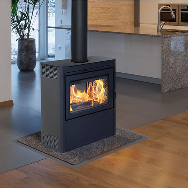 Supreme Vision See Through Wood Stove Charcoal Woodlanddirect Supreme Vision See Through Wood Stove Charcoal Woodlanddirect Com Stoves Fireplaces