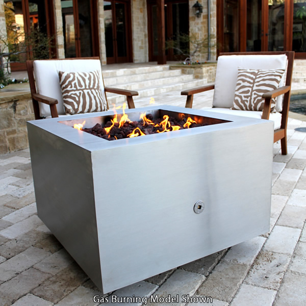 Tana Fia Stainless Steel 35 Wood Burning Fire Pit Woodlanddirect Tana Fia Stainless Steel Wood Burning Fire Pit
