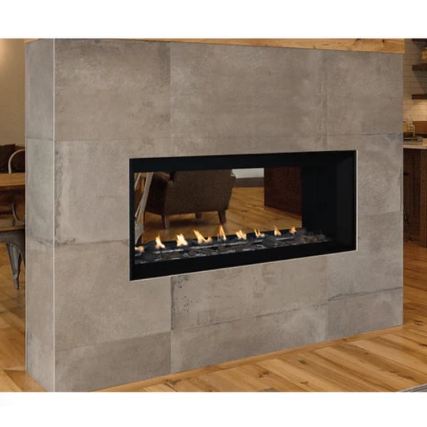 Superior VRL6000 SeeThrough Ventless Gas Fireplace 48" Woodland Direct