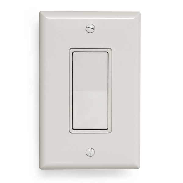 White On/Off Wall Switch Outdoor Fireplaces DIY, HPC