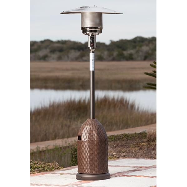 Wicker Based Patio Heater Patio Heaters, Fire Sense