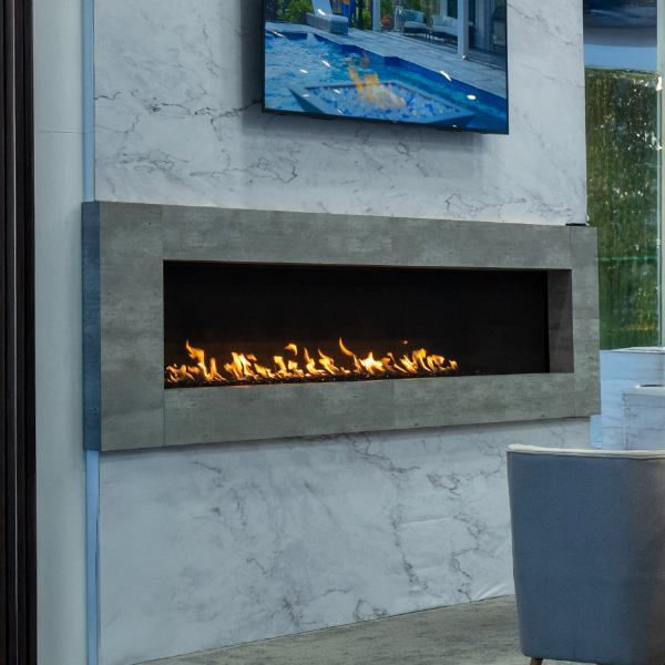 Isokern Xcelux Linear Gas Fireplace - 96