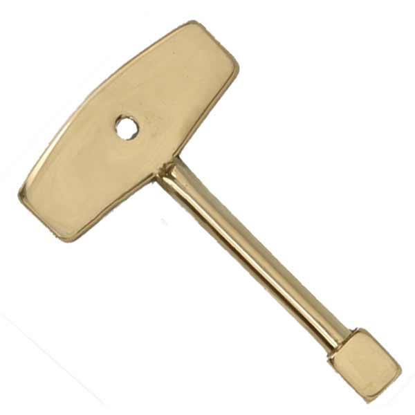 1/4" Solid Brass Valve Key Log Sets Gas