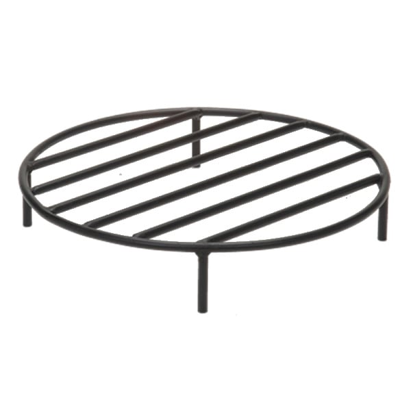 Black Steel Fire Ring Grate 19" Outdoor