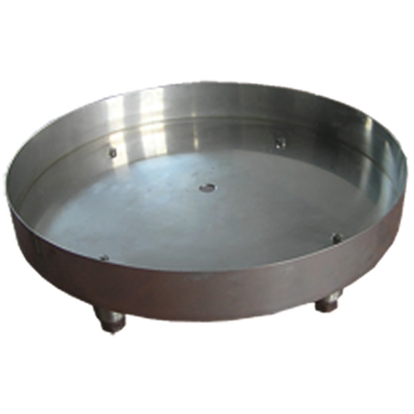 Stainless Steel Round Fire Bowl Pan 25" Outdoor