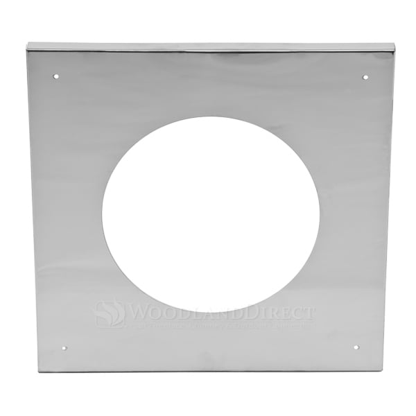 8" Diameter Champion Stainless Steel Cover Plate Woodland Direct