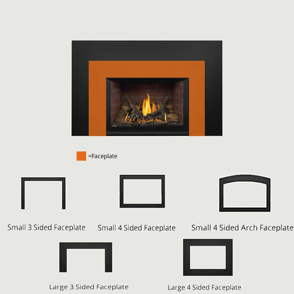 Napoleon Oakville X4 Direct Vent Gas Fireplace Insert - 28