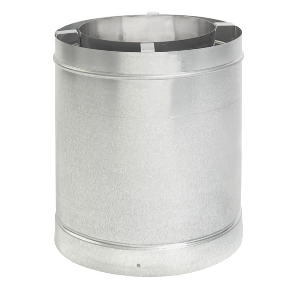 MetalFab AirCooled Temp Guard 14" Chimney Pipe 48" Length Woodland