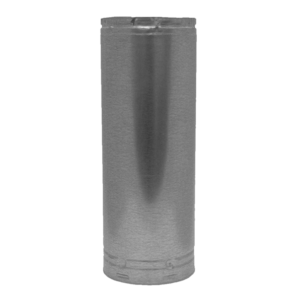 Metalbest Pellet Pipe Insulated Chimney Adapter - Type L Galvanized 3x8 Inch For SS II Systems